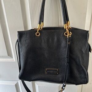 Marc Jacobs Black and Gold Bag